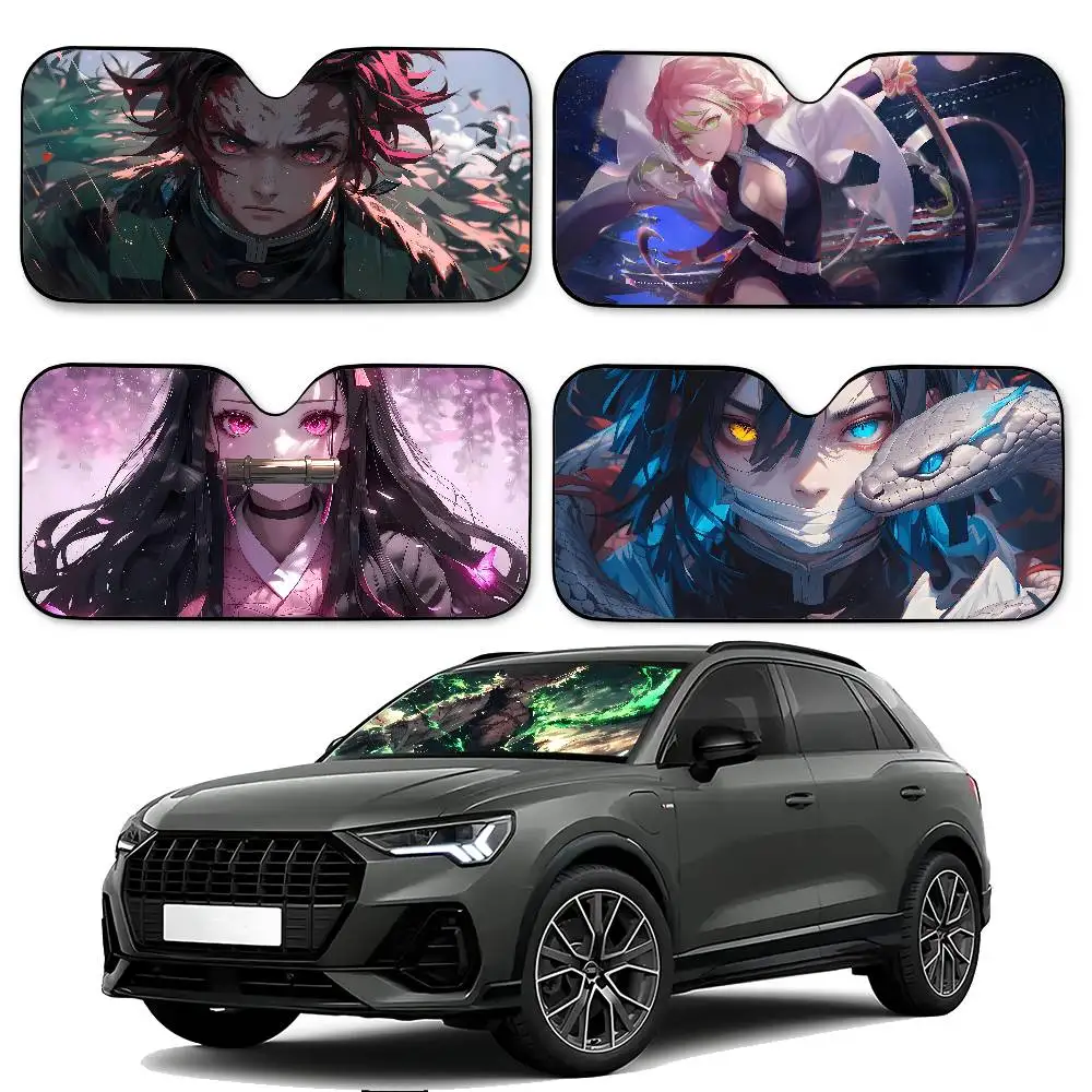 Anime D-Demon Slayer Car SunShade Car Sunshade Covers Cover Universal Windscreen Folding Visor 
Anime D-Demon Slayer Car SunShade Car Sunshade Covers Cover Universal Windscreen Folding Visor