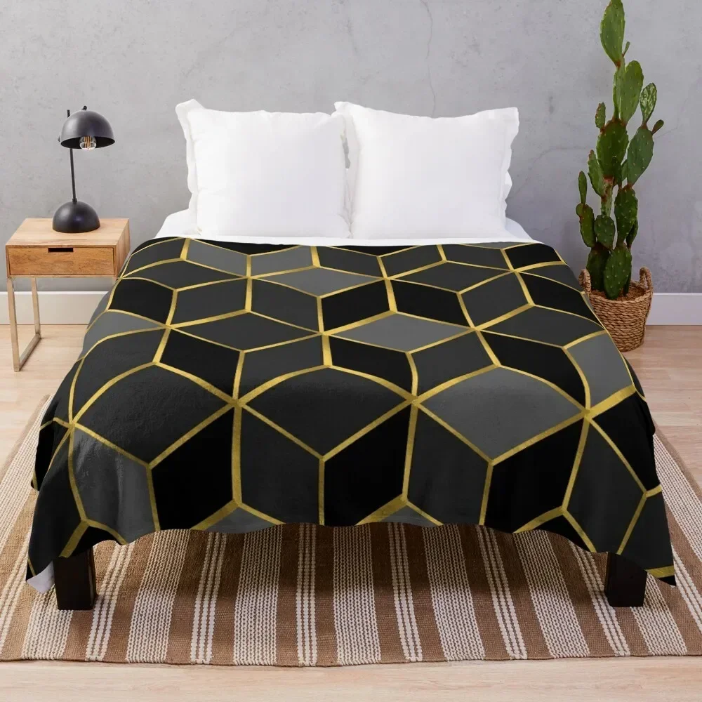 Luxury Black Cubes Throw Blanket blankets ands Custom Blankets
Luxury Black Cubes Throw Blanket blankets ands Custom Blankets