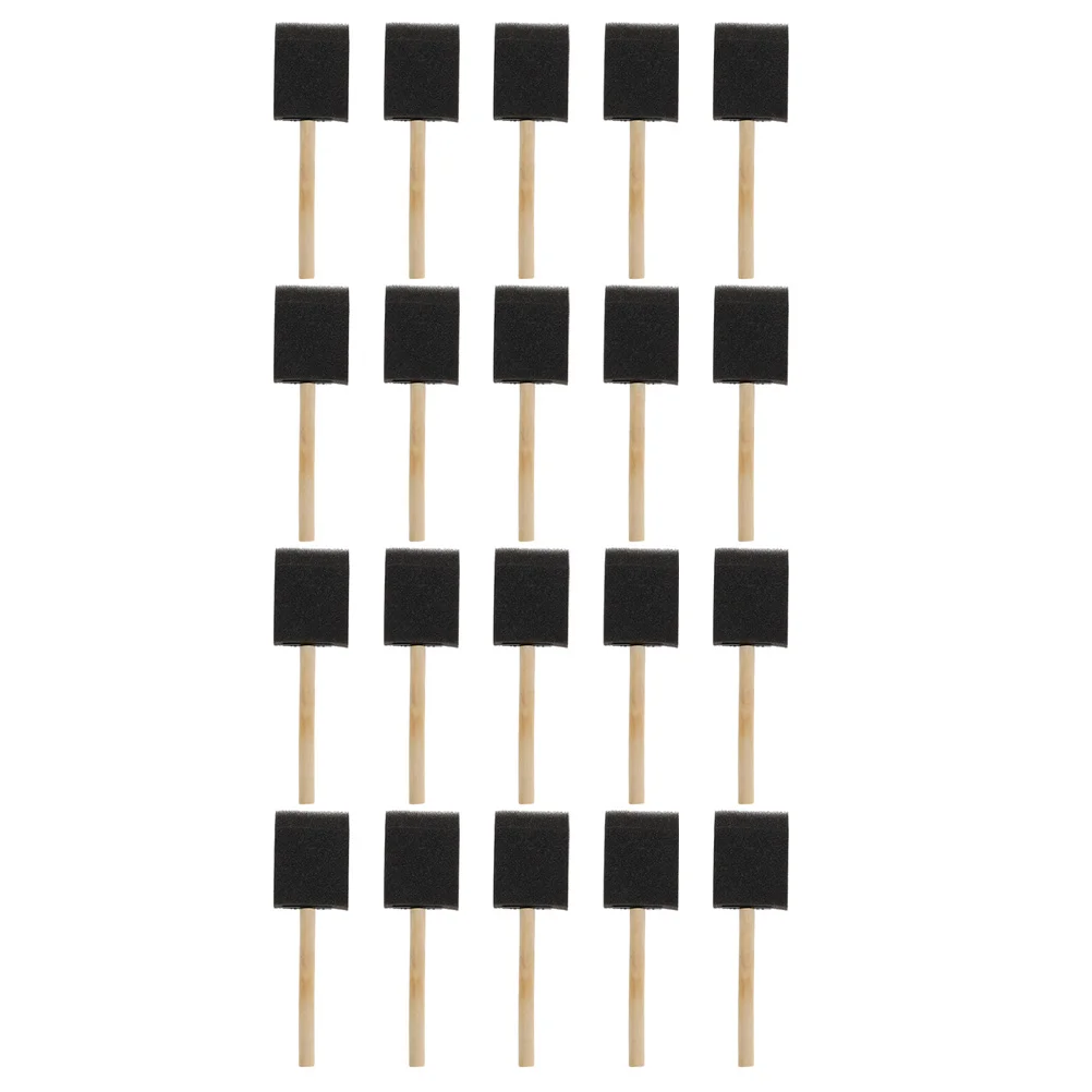 50 Pcs Sponge Brush for Kids Party Graffiti DIY Crafts Painting Wooden Handle Gift
50 Pcs Sponge Brush for Kids Party Graffiti DIY Crafts Painting Wooden Handle Gift