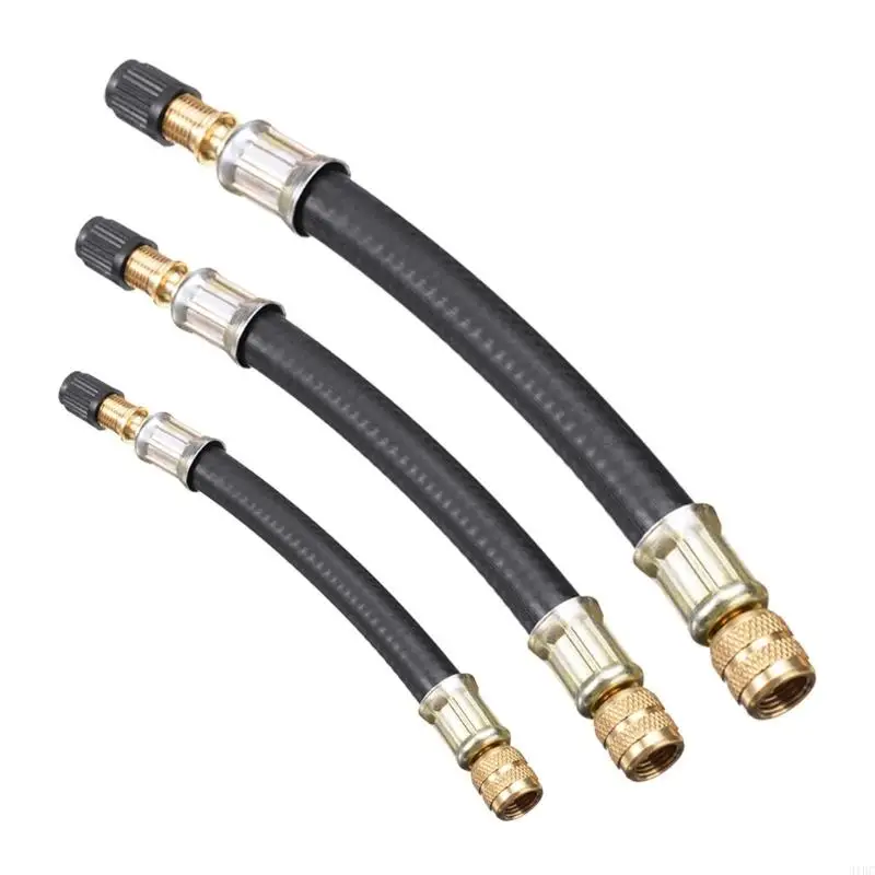 31BC Flexible Tire Valves Extension Set of 3 Suitable for Effortlessly Air Pressure Adjustment on Car Bikes Truck&Motorcycles
31BC Flexible Tire Valves Extension Set of 3 Suitable for Effortlessly Air Pressure Adjustment on Car Bikes Truck&Motorcycles