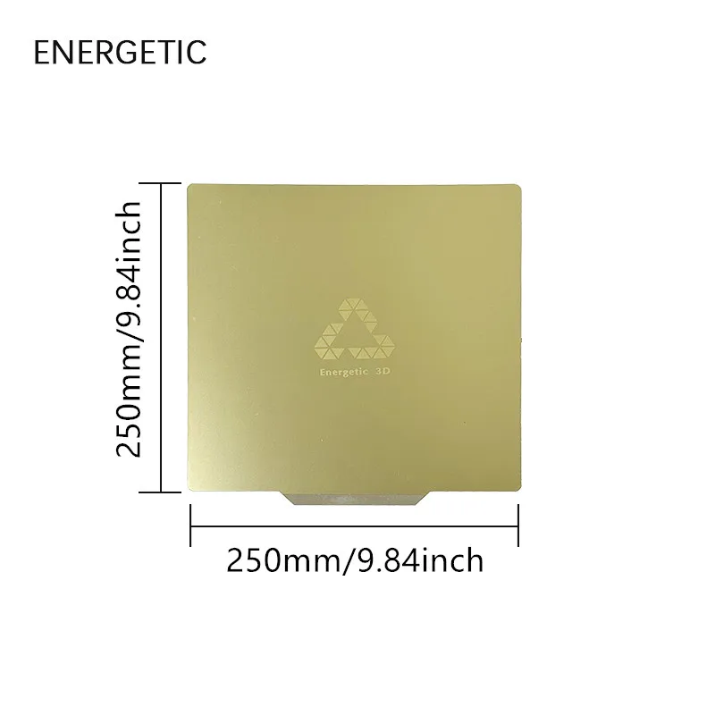 ENERGETIC For QIDI Q1 Pro PEI Sheet 250x250mm Smooth PEI Spring Steel Build Plate for Ankermake MK5 3D Printer Bed
ENERGETIC For QIDI Q1 Pro PEI Sheet 250x250mm Smooth PEI Spring Steel Build Plate for Ankermake MK5 3D Printer Bed