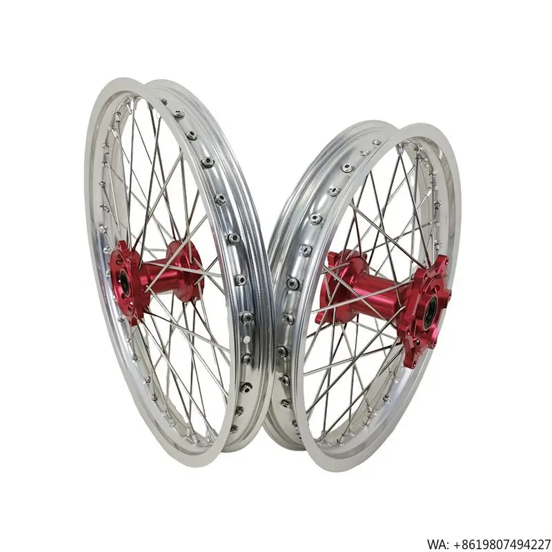 Fit CR125/CR250R/CRF250R/CRF250X 18/19/21 Wheel Set 7050-T6 Aluminum Alloy Off-Road Motorcycle Wheels
Fit CR125/CR250R/CRF250R/CRF250X 18/19/21 Wheel Set 7050-T6 Aluminum Alloy Off-Road Motorcycle Wheels