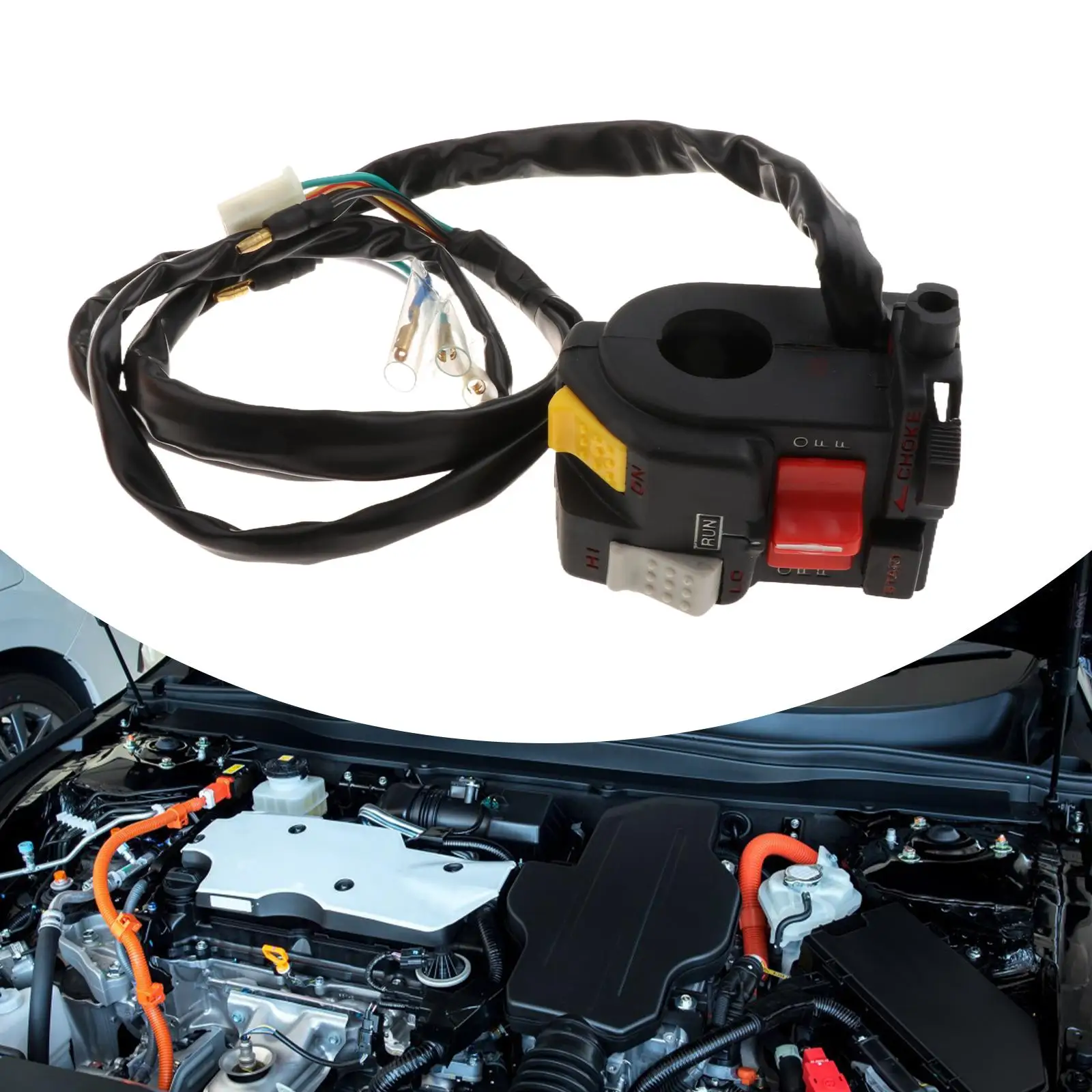 L/H Switch Easy Installation Spare 35020-hc4-004 Light Kill Start Switch Assembly for Honda TRX300FW Fourtrax 4x4 1988-1995
L/H Switch Easy Installation Spare 35020-hc4-004 Light Kill Start Switch Assembly for Honda TRX300FW Fourtrax 4x4 1988-1995