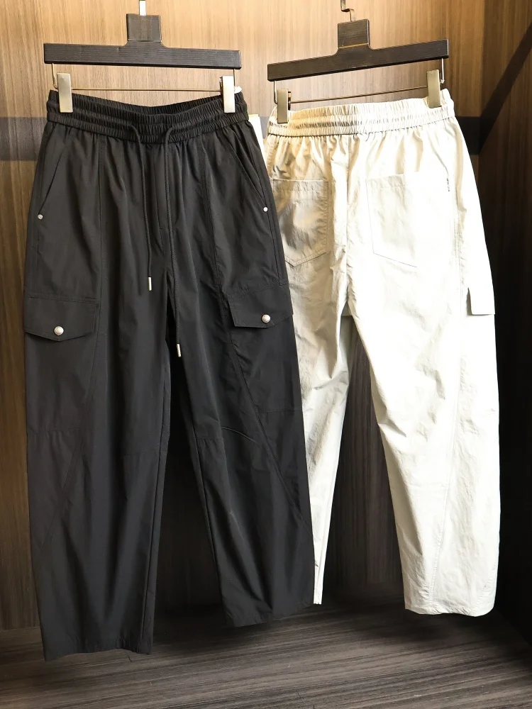 American Retro! 3D Tailoring! Spring Summer Men's Color Thin Skin Cooling Elastic Waist Straight Casual Pants
American Retro! 3D Tailoring! Spring Summer Men's Color Thin Skin Cooling Elastic Waist Straight Casual Pants