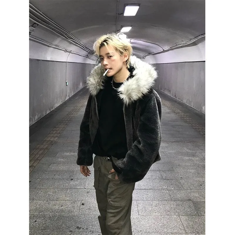 2024, зимняя шуба с меховым воротником на молнии и американским силуэтом, мужская и женская свободная плюшевая теплая куртка, тренд
2024, зимняя шуба с меховым воротником на молнии и американским силуэтом, мужская и женская свободная плюшевая теплая куртка, тренд