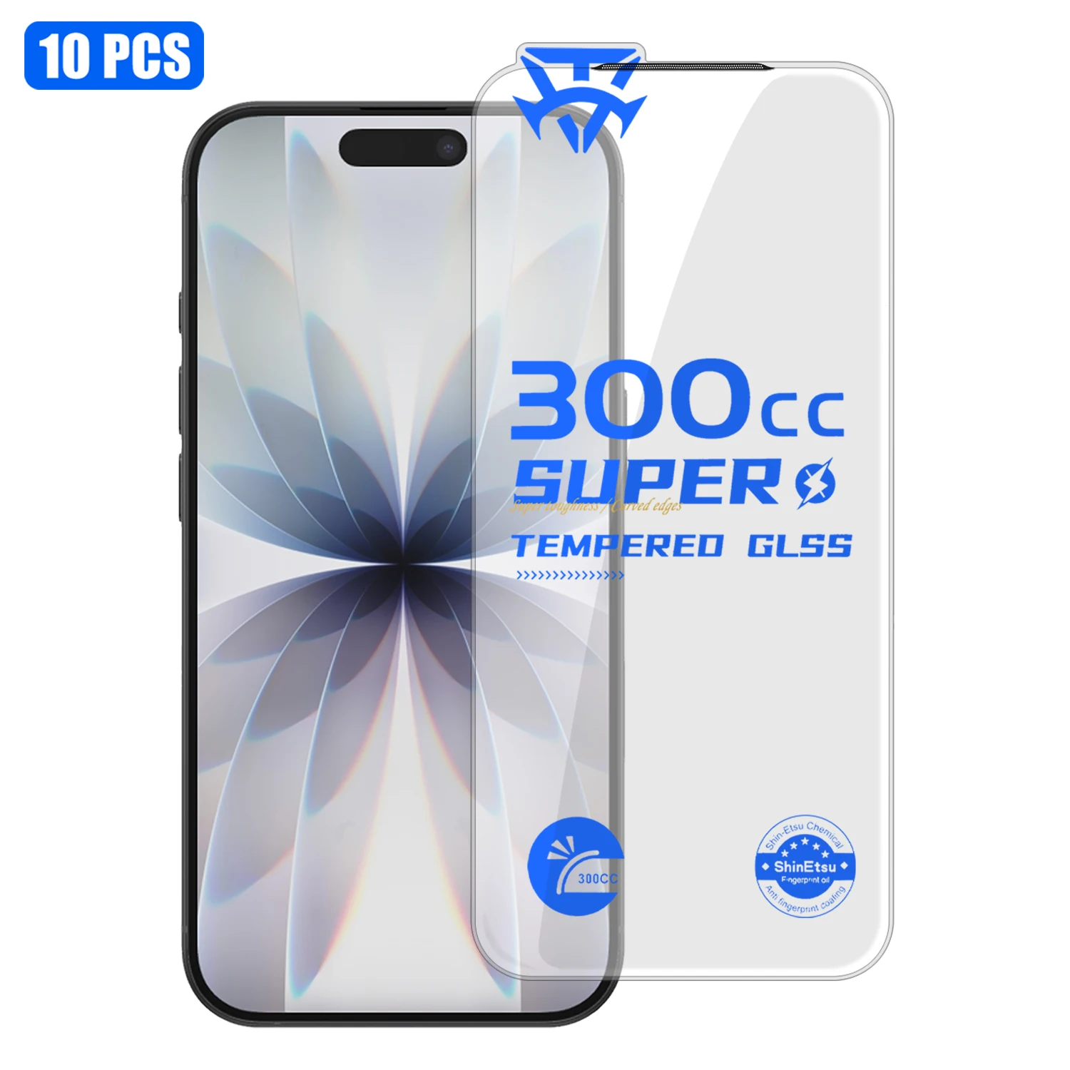 Для iPhone 17: 10 шт. защитных пленок из закаленного стекла 9H+ 300CC, безрамочные, антистатические, HD, полноразмерные - прозрачные
Для iPhone 17: 10 шт. защитных пленок из закаленного стекла 9H+ 300CC, безрамочные, антистатические, HD, полноразмерные - прозрачные