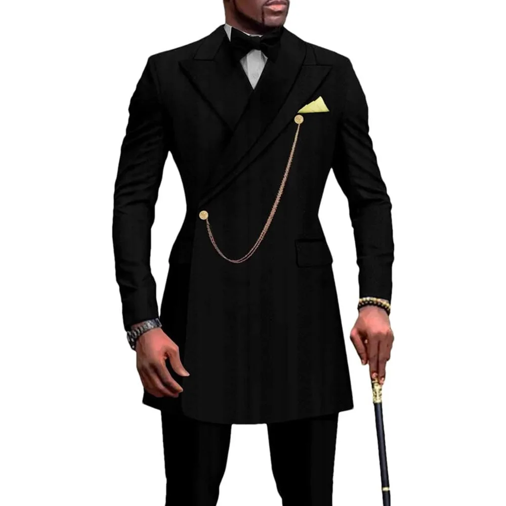 Men's Suits Casual Trends Costumes Solid Color Men's Classic Suit Party Wear Two Piece Set Man Suit Set Peaked Lapels Polyester
Men's Suits Casual Trends Costumes Solid Color Men's Classic Suit Party Wear Two Piece Set Man Suit Set Peaked Lapels Polyester