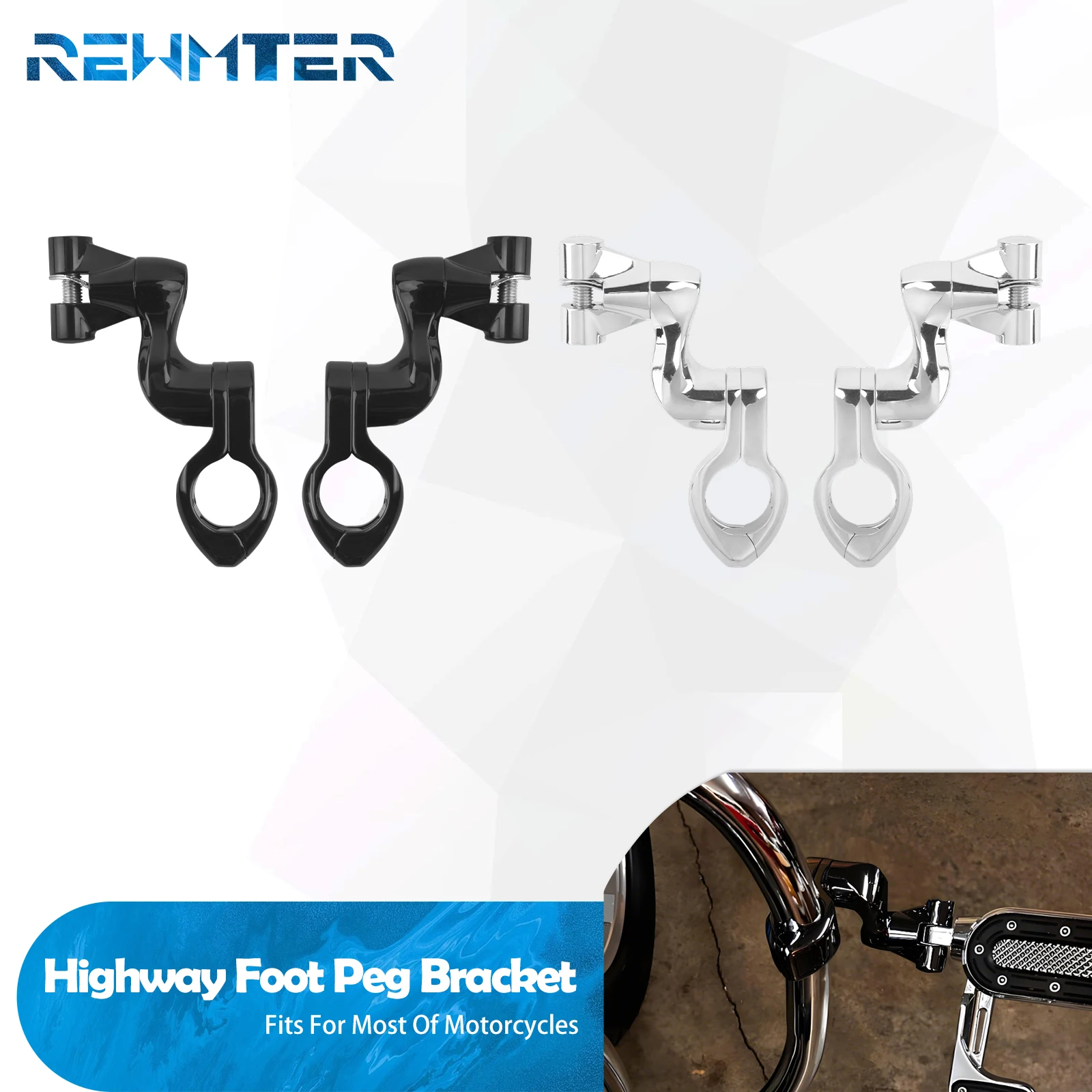 Motorcycle Highway Foot Peg Bracket 25-32mm 1.25" Guard Crash Bar Clamps Mount For Harley Softail Touring For Yamaha For Honda
Motorcycle Highway Foot Peg Bracket 25-32mm 1.25" Guard Crash Bar Clamps Mount For Harley Softail Touring For Yamaha For Honda