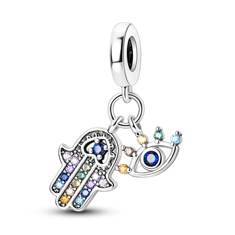 925 Sterling Silver Colorful Guardian Charms Pendant Fit 3mm Original Bracelet DIY Women Exquisite Birthday Party Jewelry Gifts
925 Sterling Silver Colorful Guardian Charms Pendant Fit 3mm Original Bracelet DIY Women Exquisite Birthday Party Jewelry Gifts