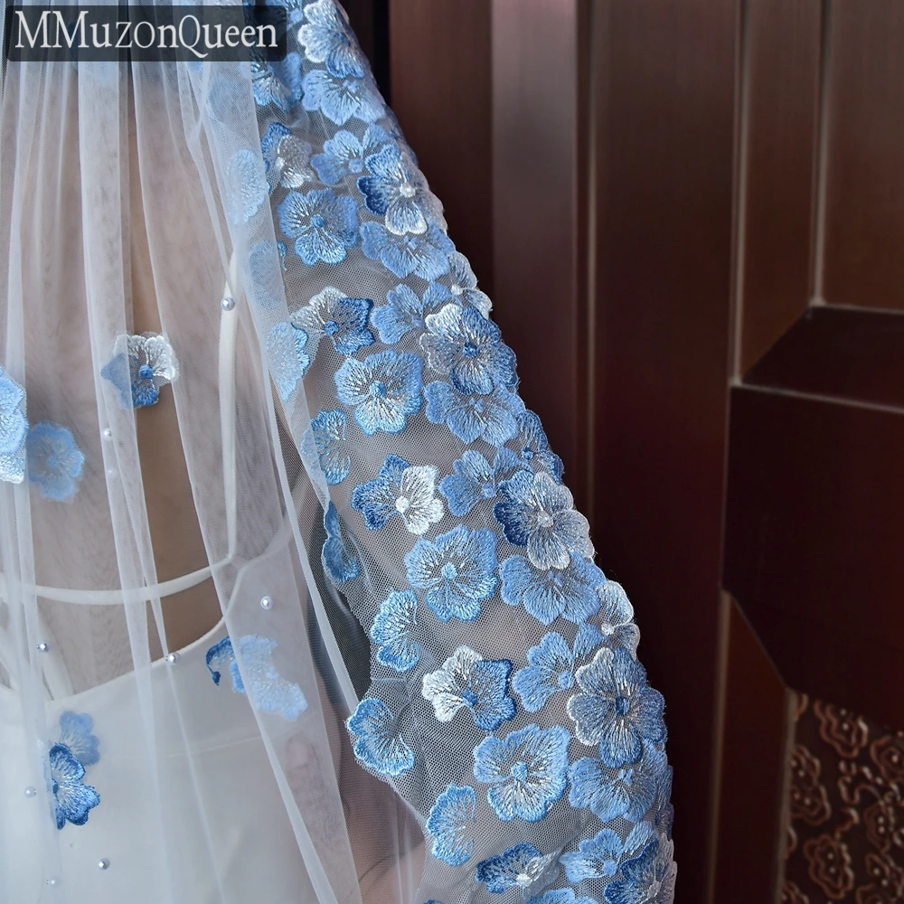MMQ M42 Soft And Delicate Light Blue Lace Applique Veil Short with hair comb Short Bride things for brides wedding marie veil
MMQ M42 Soft And Delicate Light Blue Lace Applique Veil Short with hair comb Short Bride things for brides wedding marie veil