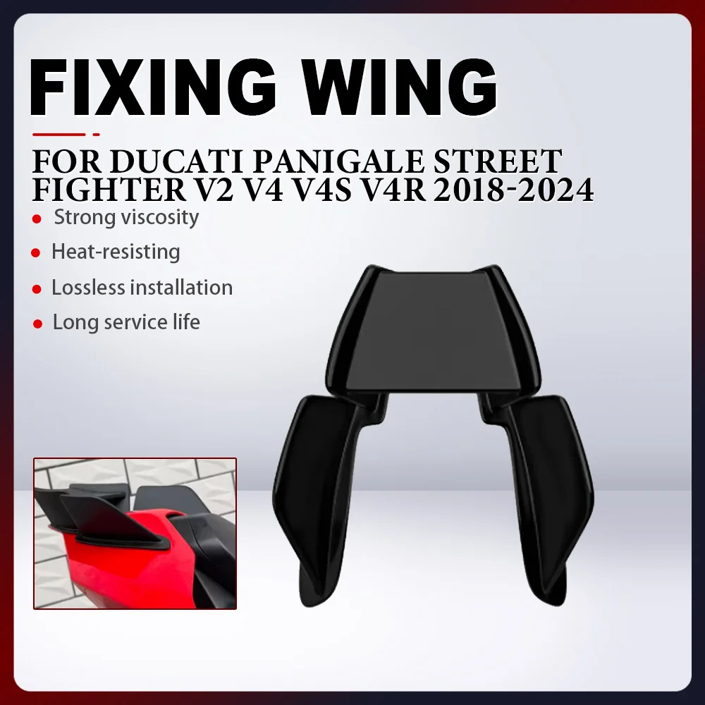 Motorcycle Rear Winglet Aerodynamic Rear Side Wing Spoiler Fairing For DUCATI PANIGALE Street Fighter V4 V4S V4R 2018-2024
Motorcycle Rear Winglet Aerodynamic Rear Side Wing Spoiler Fairing For DUCATI PANIGALE Street Fighter V4 V4S V4R 2018-2024