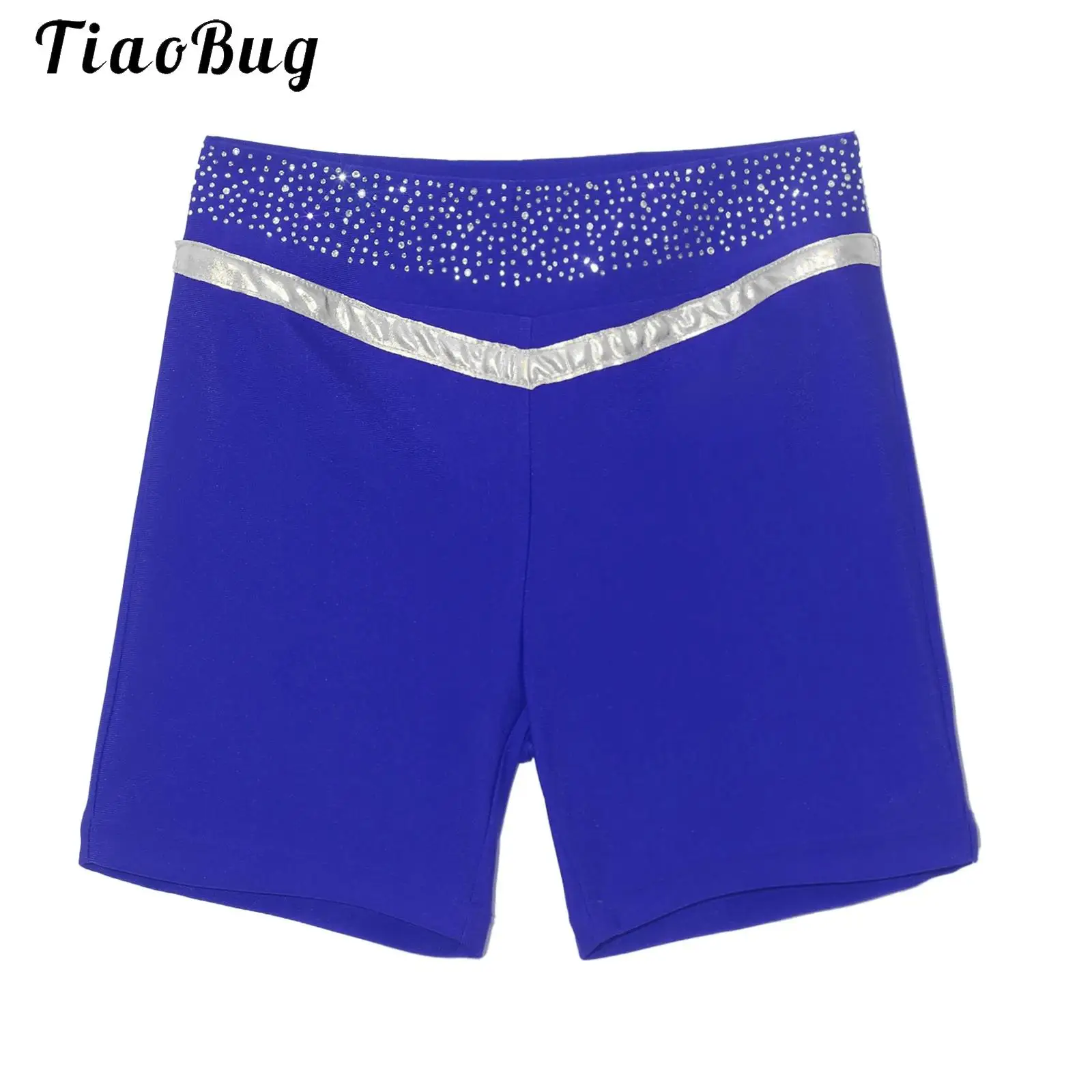 Kids Girls Shiny RhinestonesDance Shorts Metallic Trim Gymnastics Training Shorts Stage Performance Hot Pants
Kids Girls Shiny RhinestonesDance Shorts Metallic Trim Gymnastics Training Shorts Stage Performance Hot Pants