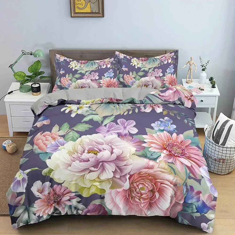 Light Luxury Flower Print Duvet Cover Set Queen King Size 3D Floral Print Pattern Bedding Set Luxury Home Decoration 3 Piece Set
Light Luxury Flower Print Duvet Cover Set Queen King Size 3D Floral Print Pattern Bedding Set Luxury Home Decoration 3 Piece Set