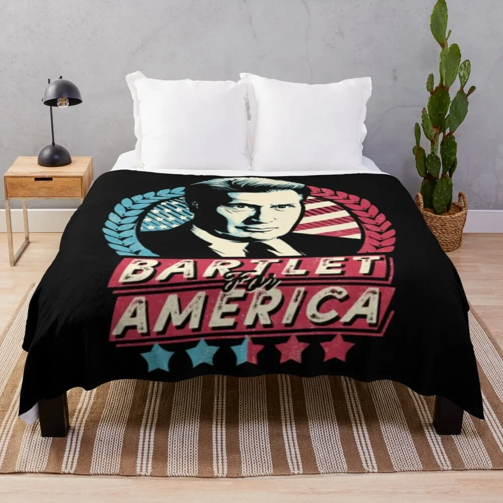The West Wing T-ShirtBartlet for America Throw Blanket Faux Fur Soft Warm Blanket for Bed
The West Wing T-ShirtBartlet for America Throw Blanket Faux Fur Soft Warm Blanket for Bed