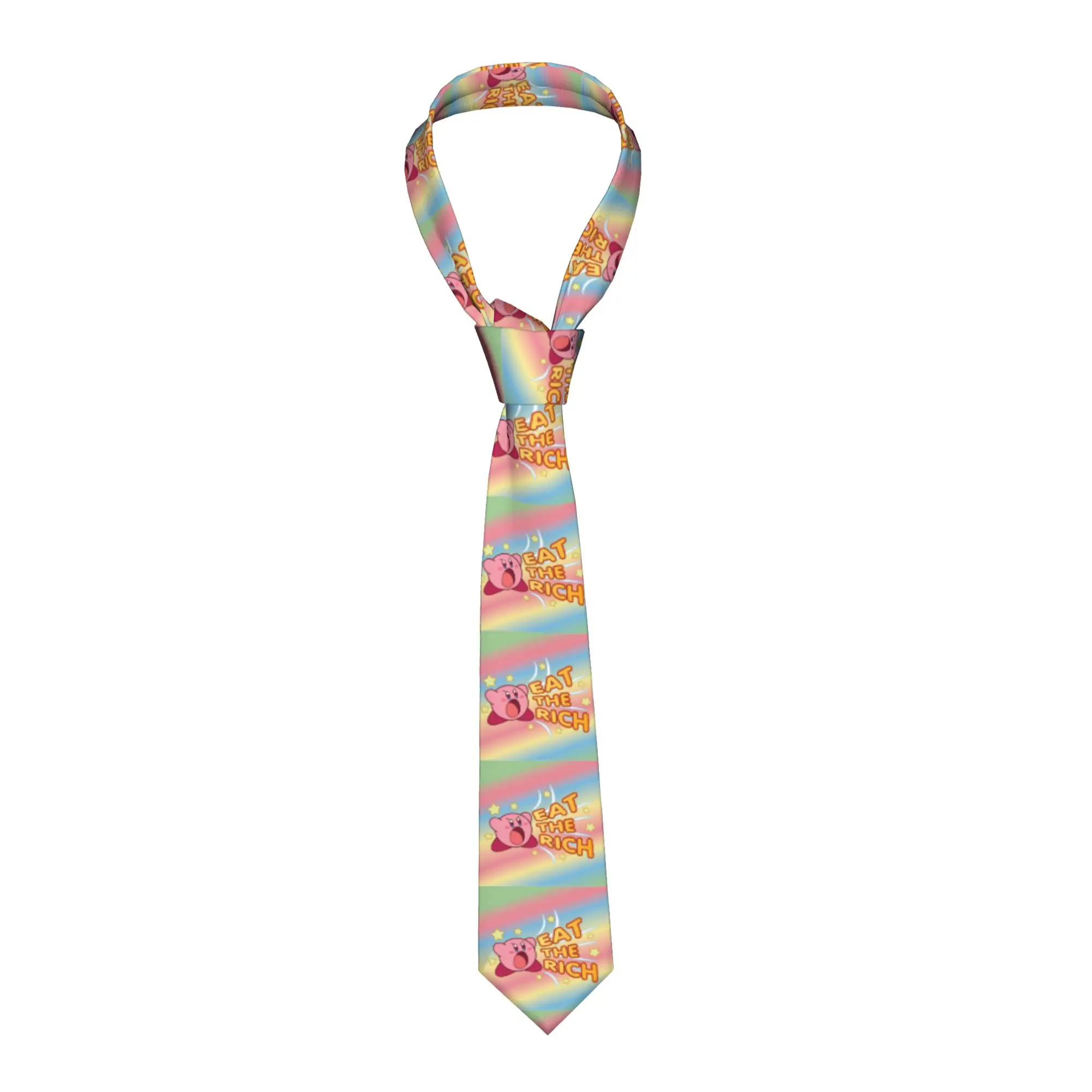 Kirby Eat The Rich Necktie Unisex Slim Polyester 8 cm Narrow Neck Ties for Mens Accessories Cravat Wedding Accessories Office
Kirby Eat The Rich Necktie Unisex Slim Polyester 8 cm Narrow Neck Ties for Mens Accessories Cravat Wedding Accessories Office