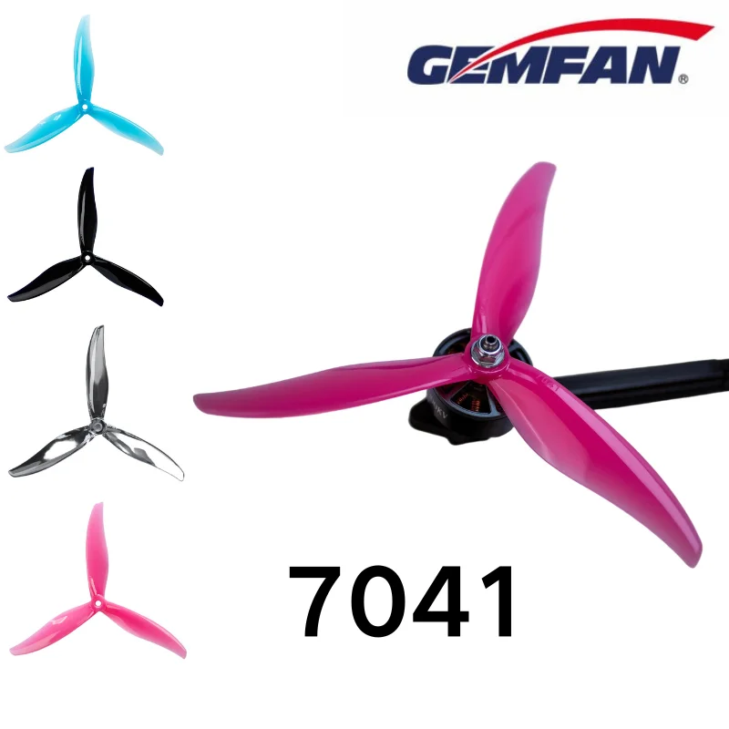 7041 7inch Propeller Gemfan 3-Blade PC Props for RC Drone Racing Multirotor Crossover Model FPV DIY Parts CW CCW 4Pair/8Pcs
7041 7inch Propeller Gemfan 3-Blade PC Props for RC Drone Racing Multirotor Crossover Model FPV DIY Parts CW CCW 4Pair/8Pcs