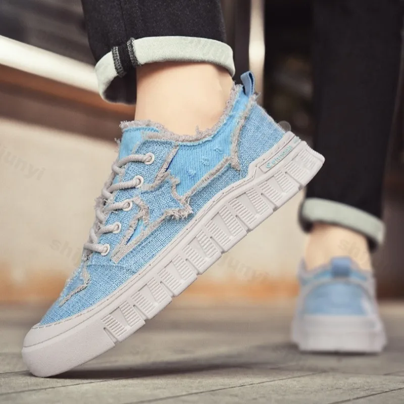 2025 Summer New Men's Fashion Trend Casual Canvas Shoes Comfortable Versatile Thick Soled Sports Shoes Low Top Platform sneakers
2025 Summer New Men's Fashion Trend Casual Canvas Shoes Comfortable Versatile Thick Soled Sports Shoes Low Top Platform sneakers