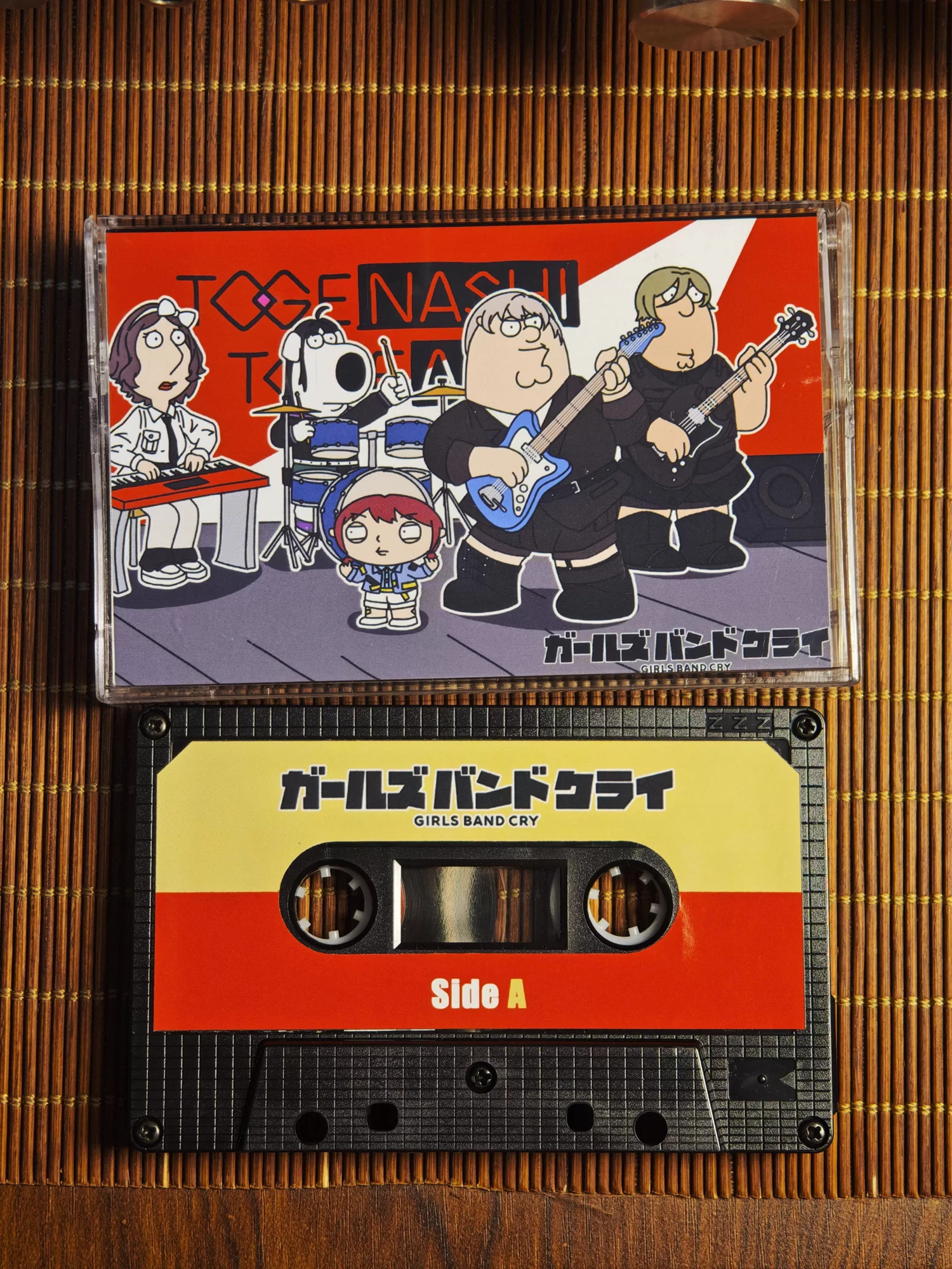 Anime Family Guy Girls Band Cry Music Tape DIY Parody Album Cassettes Cosplay Walkman Car Recorder Soundtracks Box Decorations
Anime Family Guy Girls Band Cry Music Tape DIY Parody Album Cassettes Cosplay Walkman Car Recorder Soundtracks Box Decorations