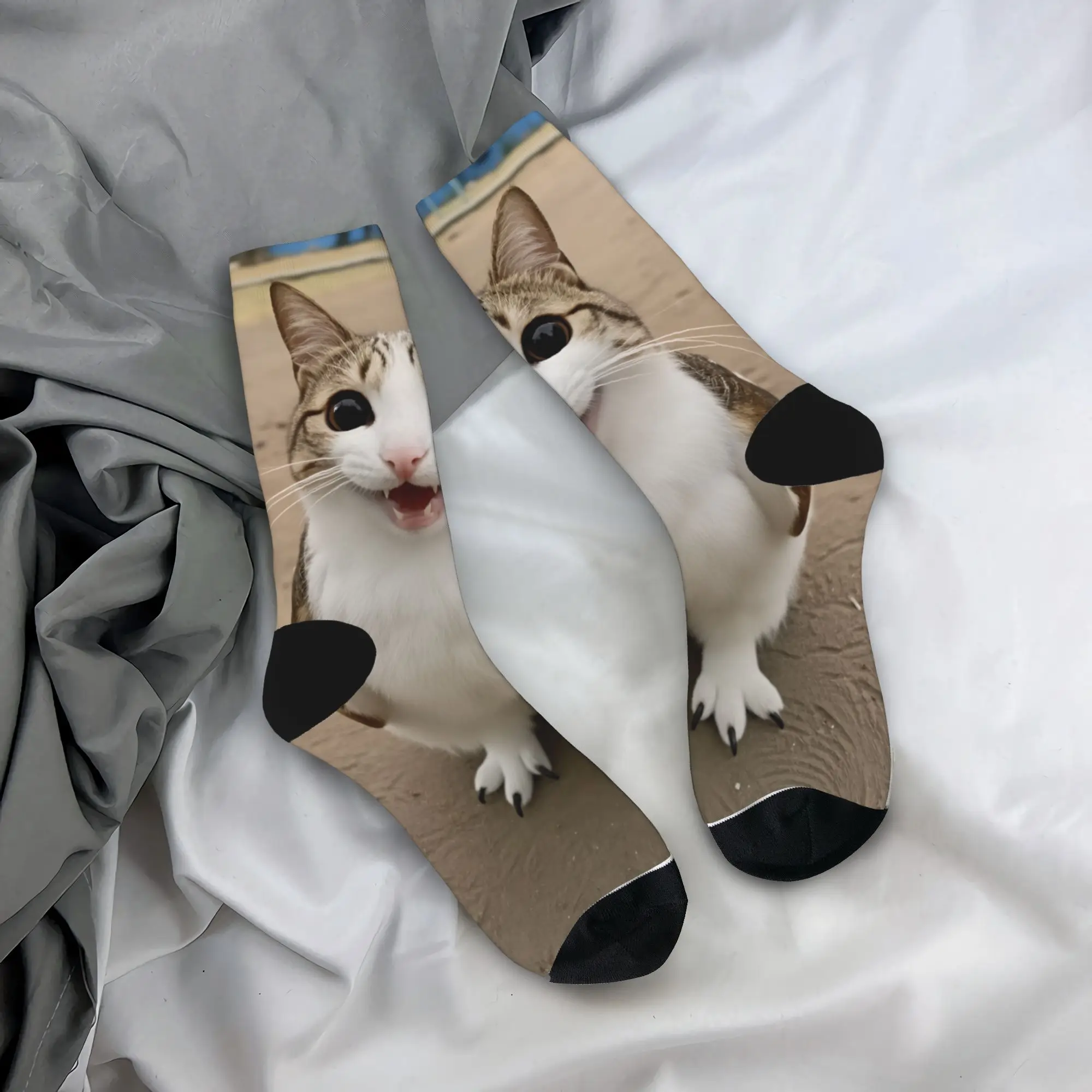 Funny Smiling Meowl Cat Socks Gothic Stockings Autumn Anti Skid Unisex Men Socks Quality Graphic Skateboard Socks
Funny Smiling Meowl Cat Socks Gothic Stockings Autumn Anti Skid Unisex Men Socks Quality Graphic Skateboard Socks