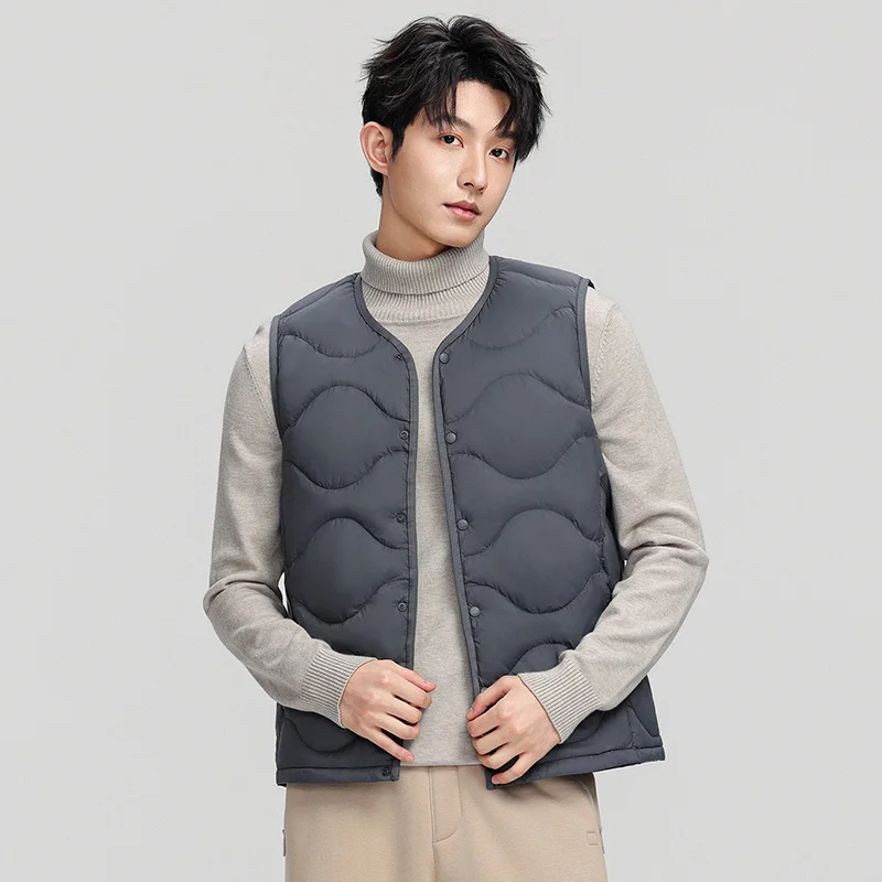 Men's Du down Vest High Loosen Outdoor Windproof Warm Faion Urban Sle ort Length Button Closure Color
Men's Du down Vest High Loosen Outdoor Windproof Warm Faion Urban Sle ort Length Button Closure Color