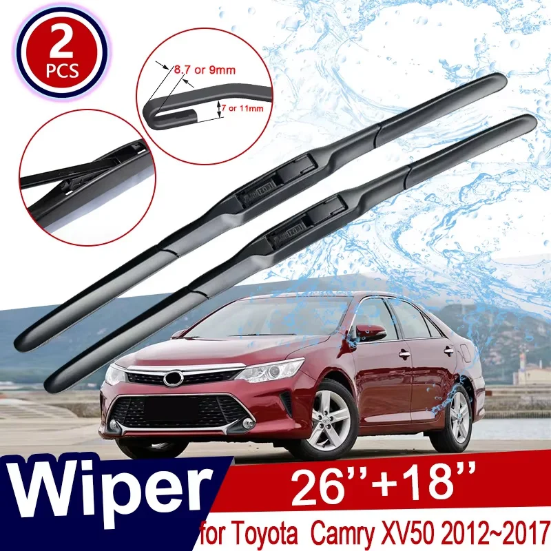 Front Window Windshield Windscreen for Toyota Camry 50 XV50 2012~2017 Accessories 2016 2015 2014 2013 XV 50 Car Wiper Blade Good
Front Window Windshield Windscreen for Toyota Camry 50 XV50 2012~2017 Accessories 2016 2015 2014 2013 XV 50 Car Wiper Blade Good