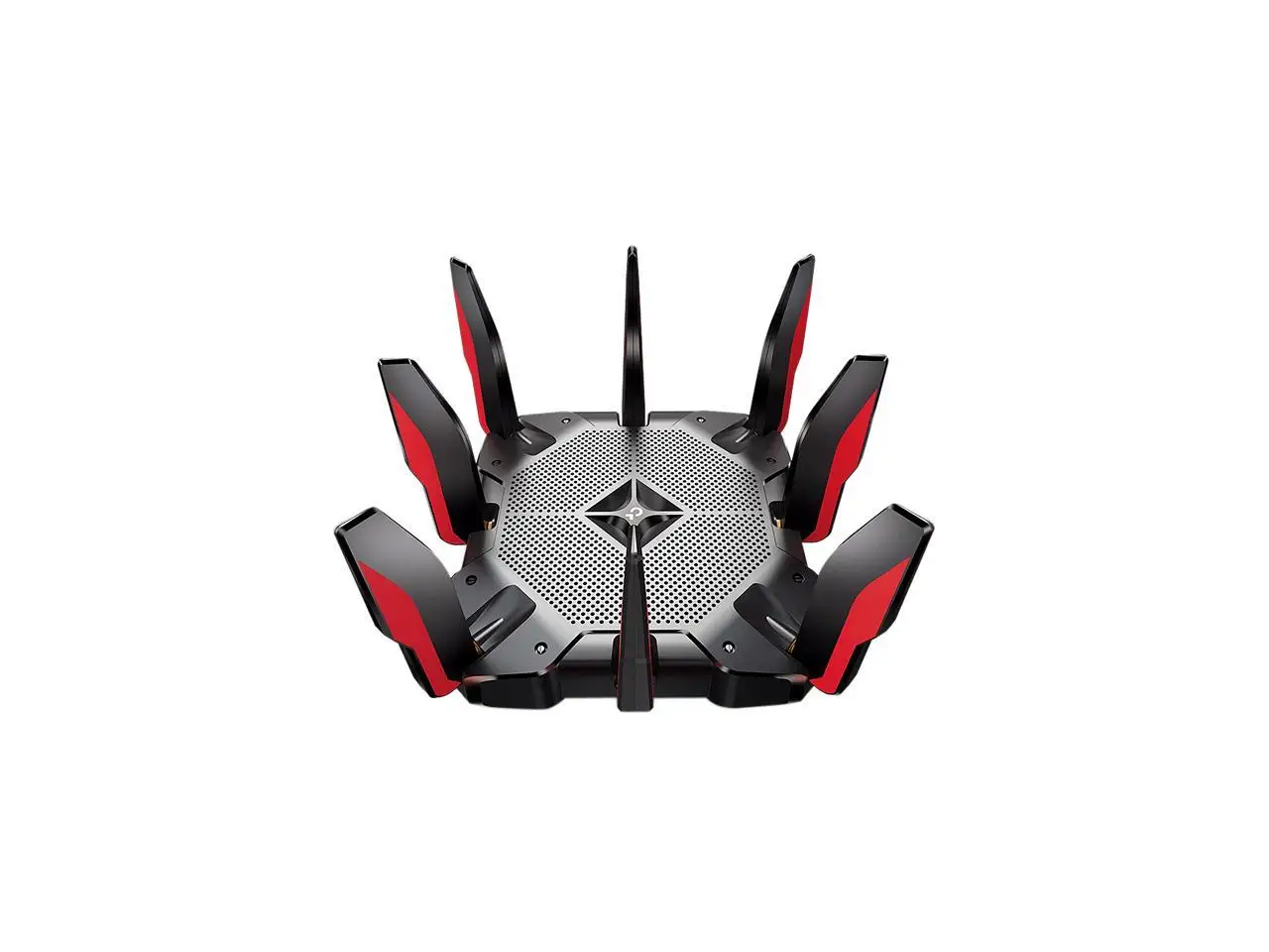 TP-Link Archer AX11000 - Wireless router - 8-port switch - GigE, 2.5 GigE, 802.11ax - 802.11a/b/g/n/ac/ax - Dual Band
TP-Link Archer AX11000 - Wireless router - 8-port switch - GigE, 2.5 GigE, 802.11ax - 802.11a/b/g/n/ac/ax - Dual Band