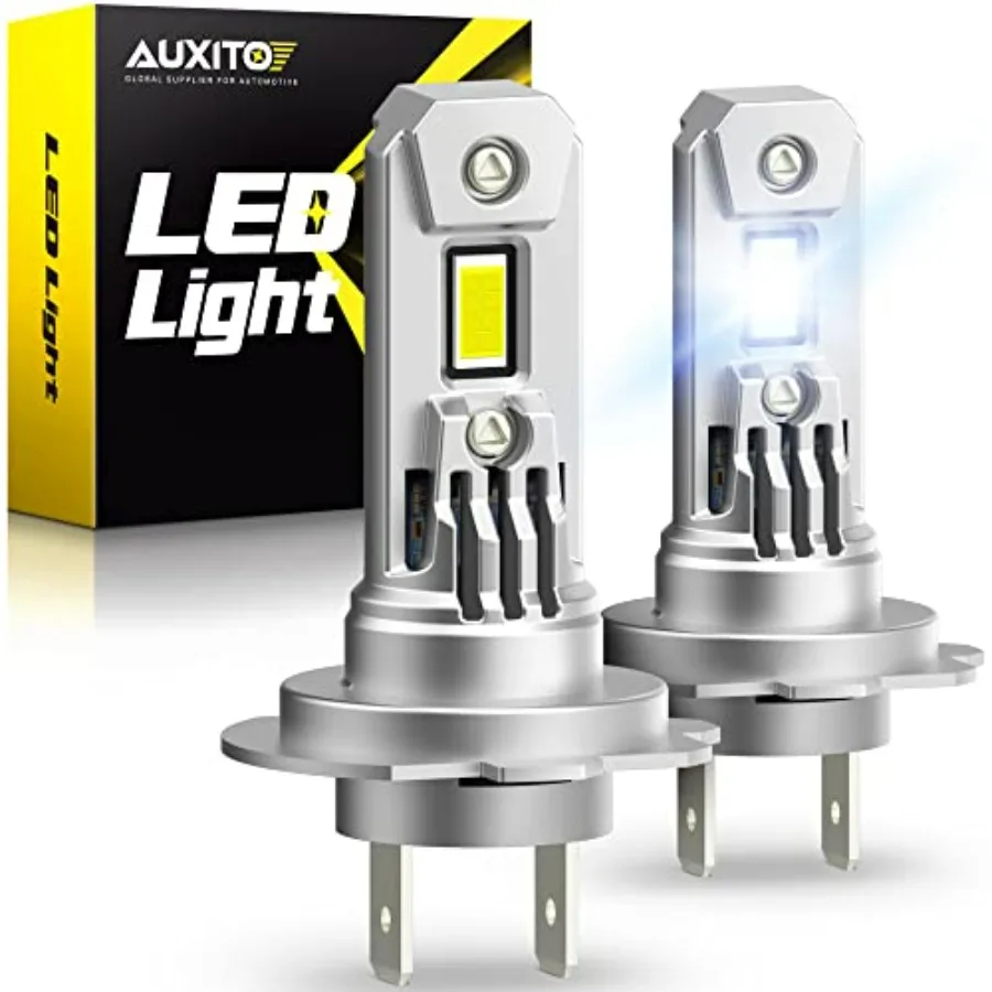 Upgraded H7 LED Bulbs 350 Brighter 6500K White 1:1 Mini Size No Adapter Required Non-Polarity All-in-One H7ll Fog Light Bulb Pl
Upgraded H7 LED Bulbs 350 Brighter 6500K White 1:1 Mini Size No Adapter Required Non-Polarity All-in-One H7ll Fog Light Bulb Pl