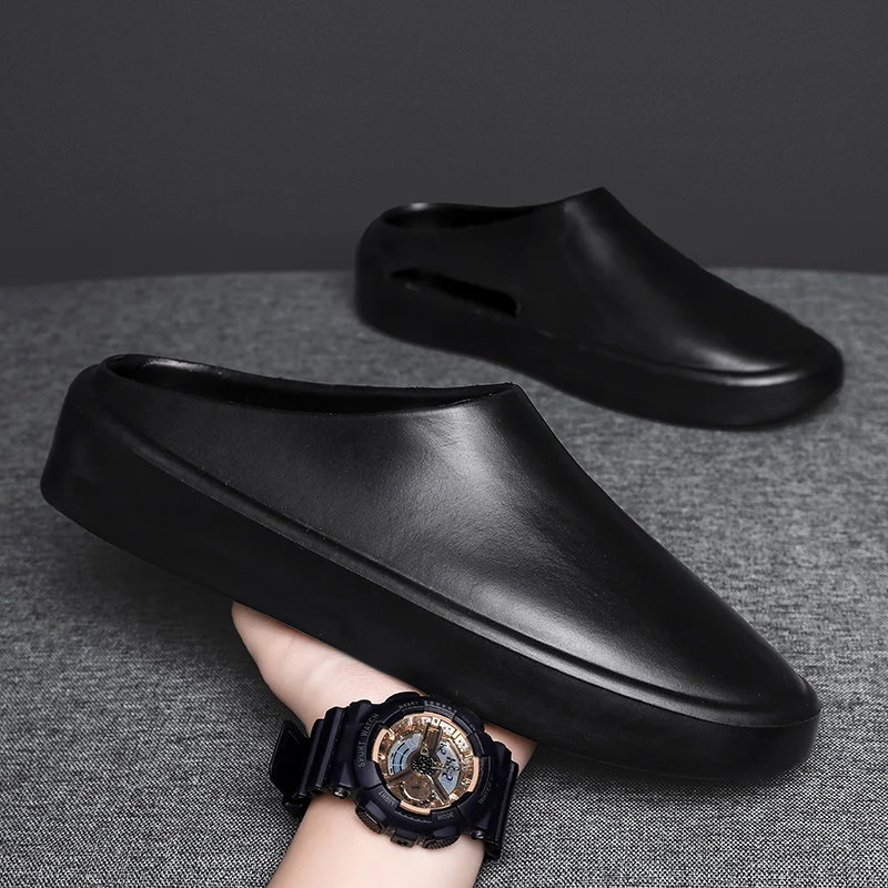 Summer Men Slippers New Half Slippers Men's Trend Cool Slippers Baotou Hollow Breathable Casual White Shoes Men Shoes Tenis
Summer Men Slippers New Half Slippers Men's Trend Cool Slippers Baotou Hollow Breathable Casual White Shoes Men Shoes Tenis