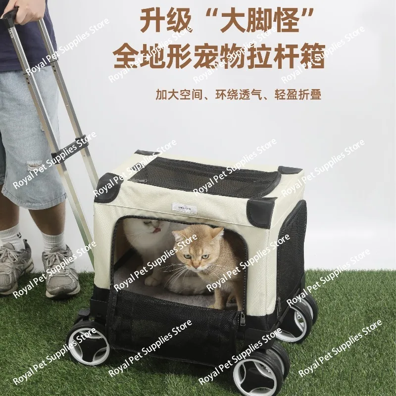 Коробка на тележке для домашних животных, большая сумка для кошек, портативная сумка для прогулок для кошек, большая вместительная автомобильная сумка для собак
Коробка на тележке для домашних животных, большая сумка для кошек, портативная сумка для прогулок для кошек, большая вместительная автомобильная сумка для собак