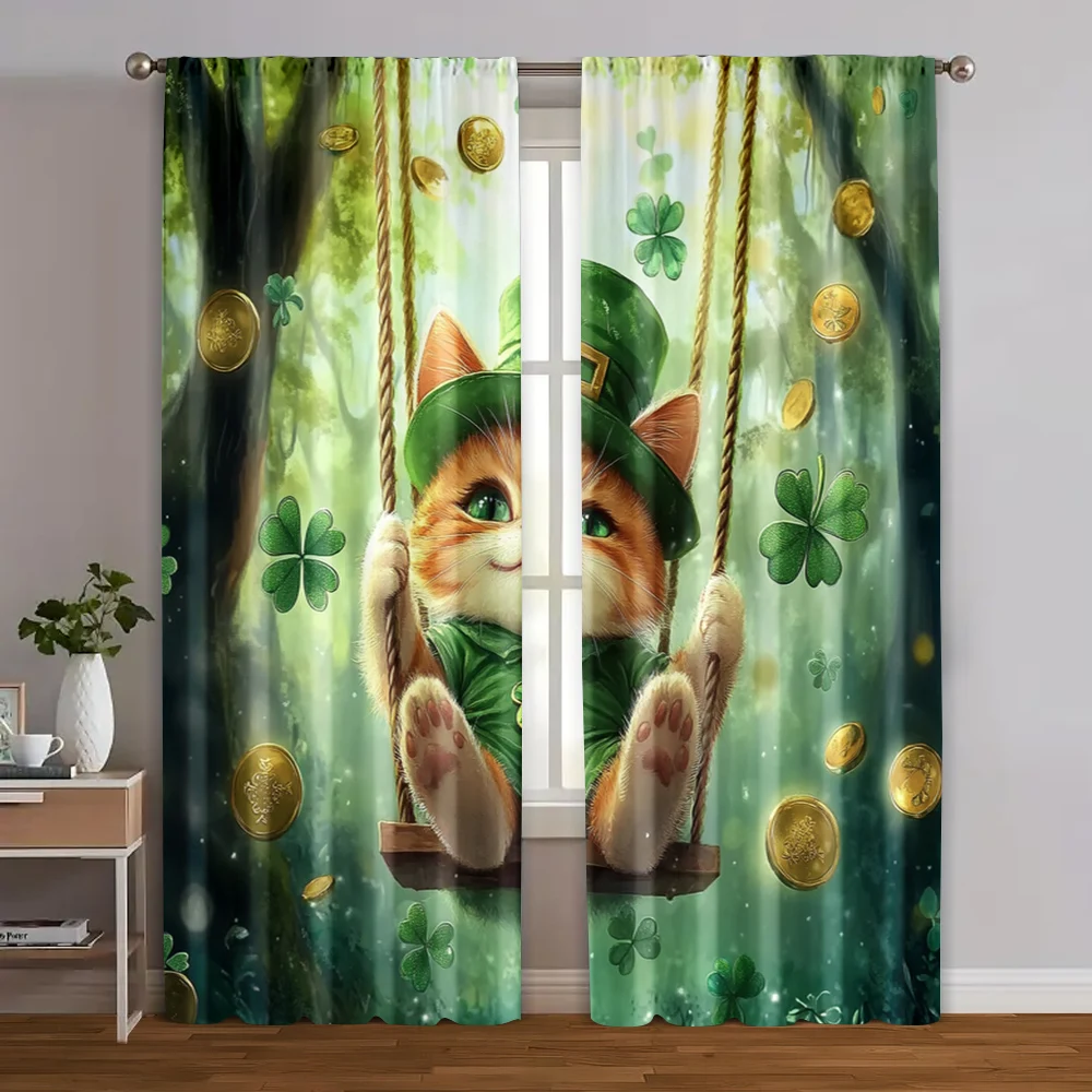 2pcs, Contemporary Curtains whimsical cat Durable Polyester (without rod) Stuff Clearance Perfect for Bedroom Living Room
2pcs, Contemporary Curtains whimsical cat Durable Polyester (without rod) Stuff Clearance Perfect for Bedroom Living Room