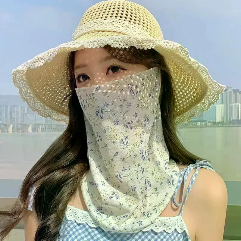 Women Summer Sunscreen Mask Lightweight Small Fresh Face Cover for Cycling and Driving Activities
Women Summer Sunscreen Mask Lightweight Small Fresh Face Cover for Cycling and Driving Activities