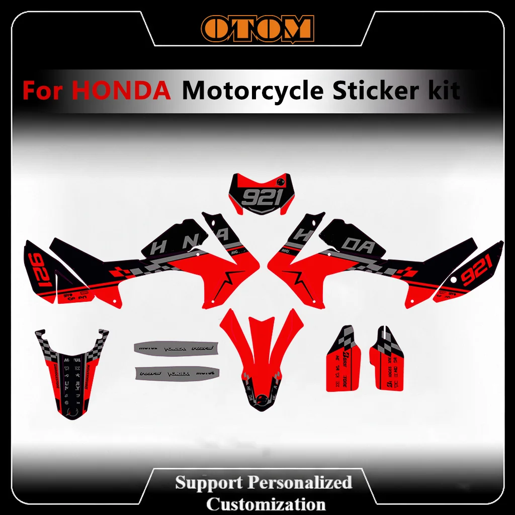 OTOM Motorcycle Background Graphics Decal Stickers for CRF250L CRF 250L 2012-2016 Number Name Customize
OTOM Motorcycle Background Graphics Decal Stickers for CRF250L CRF 250L 2012-2016 Number Name Customize