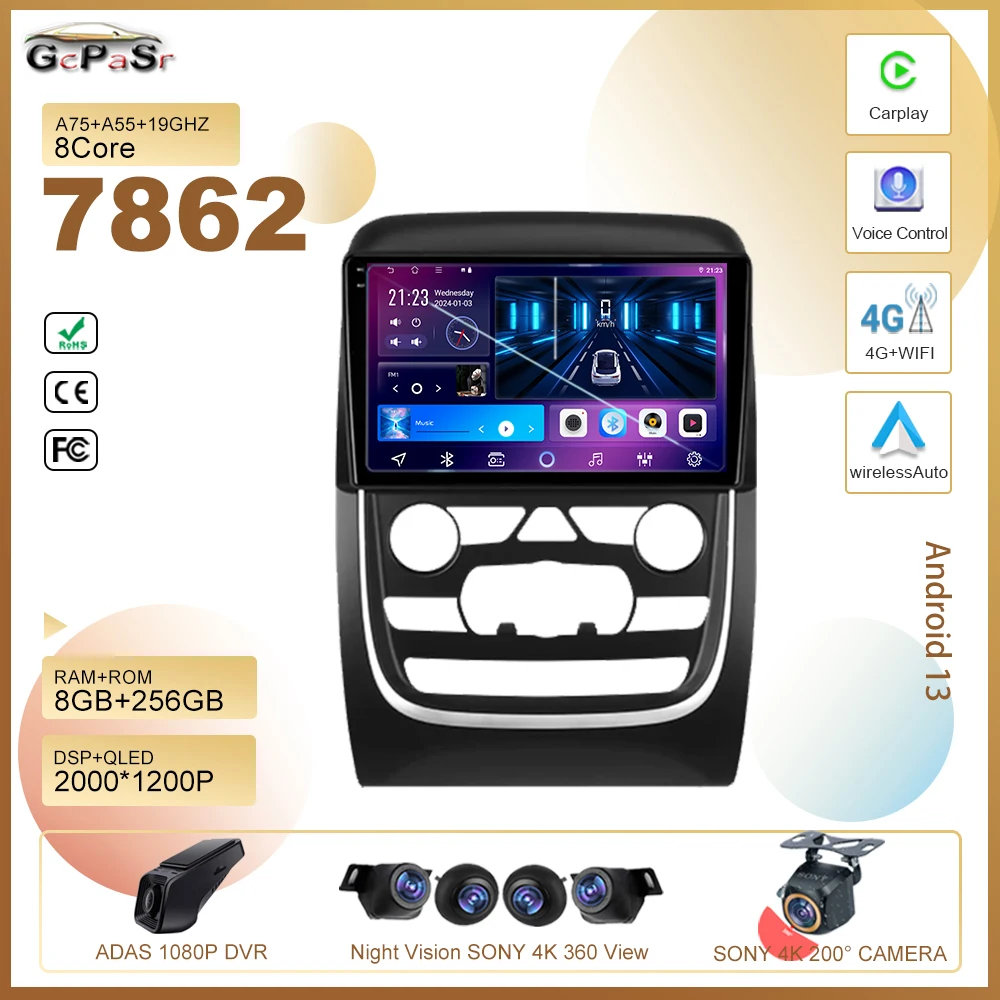 GcPaSr Android 13 For Dodge Durango 3 WD 2013 - 2020 Car Radio Multimedia Video Player GPS Navigation 5G wifi QLED 7862 No 2din
GcPaSr Android 13 For Dodge Durango 3 WD 2013 - 2020 Car Radio Multimedia Video Player GPS Navigation 5G wifi QLED 7862 No 2din