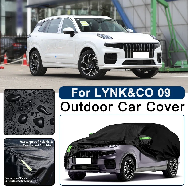 Outdoor Car Cover Waterproof Dustproof UV Sun Protection, Full Car Protector Exterior Accessories For LYNK&CO 09 2021-2026
Outdoor Car Cover Waterproof Dustproof UV Sun Protection, Full Car Protector Exterior Accessories For LYNK&CO 09 2021-2026