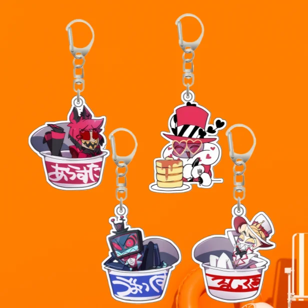 Акриловый брелок 6 см в стиле аниме для Hazbin Hotel: Аластор, Люцифер, подвеска в виде чашки с десертом, звездная застежка, сувенирный подарок
Акриловый брелок 6 см в стиле аниме для Hazbin Hotel: Аластор, Люцифер, подвеска в виде чашки с десертом, звездная застежка, сувенирный подарок