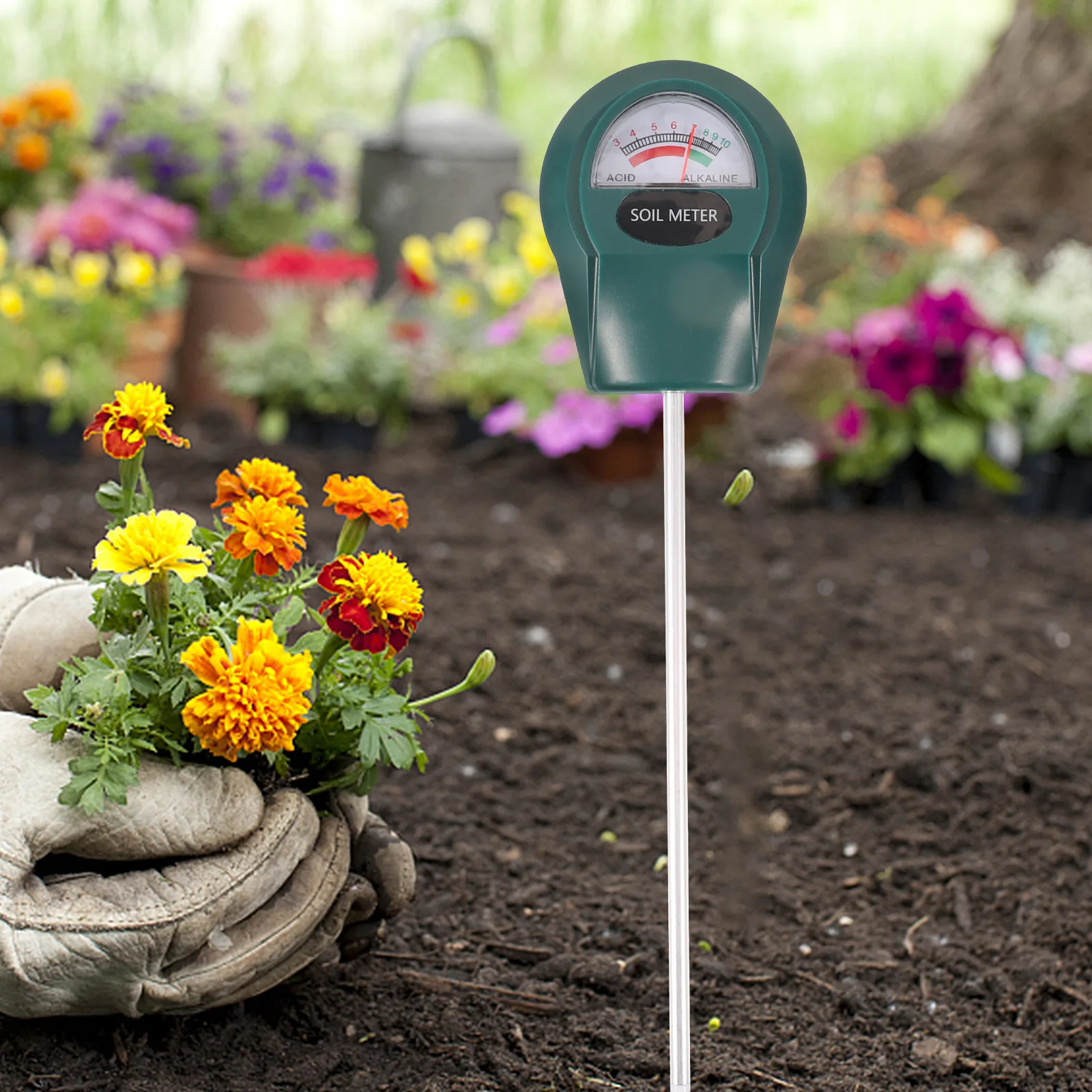 Soil PH Meter Tester for Lawn Farm Garden Testing Tools Outdoor Humidity Gauge Plant Gauge Soil Tester Practical PH
Soil PH Meter Tester for Lawn Farm Garden Testing Tools Outdoor Humidity Gauge Plant Gauge Soil Tester Practical PH