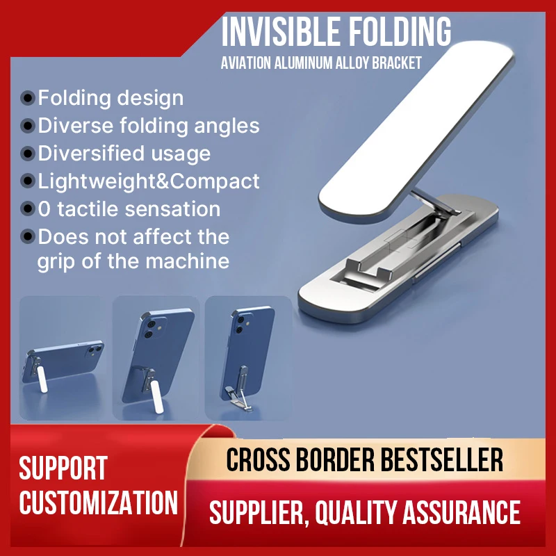 Universal Mini Metal Folding Mobile Phone Holder Stand Aluminum Alloy Invisible 360 Rotating Phone Bracket Desktop Holders
Universal Mini Metal Folding Mobile Phone Holder Stand Aluminum Alloy Invisible 360 Rotating Phone Bracket Desktop Holders