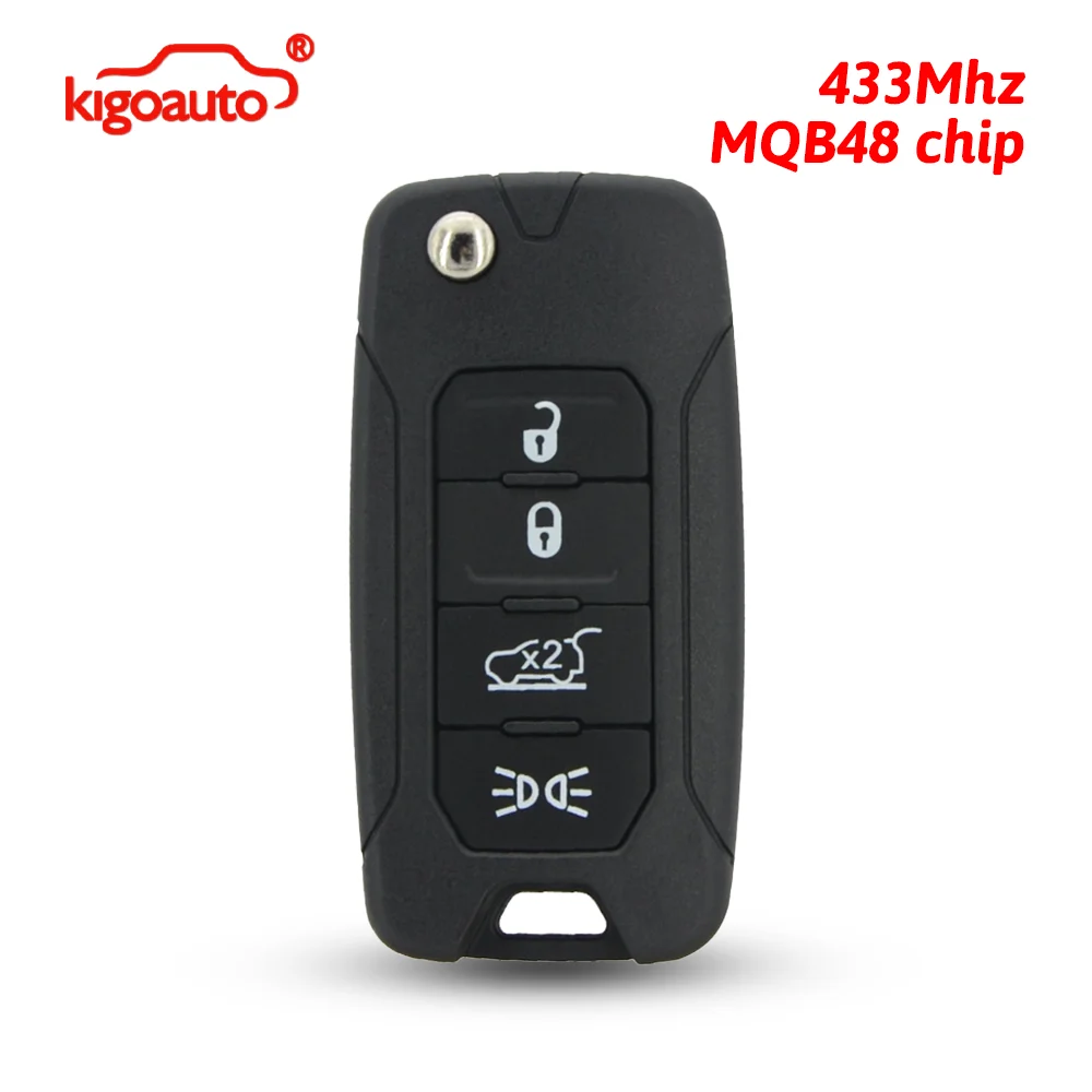 kigoauto FCC 2ADFTF15AM433TX Flip key 4 button 433Mhz MQB48 chip SIP22 blade for Jeep Renegade 2015-2018
kigoauto FCC 2ADFTF15AM433TX Flip key 4 button 433Mhz MQB48 chip SIP22 blade for Jeep Renegade 2015-2018