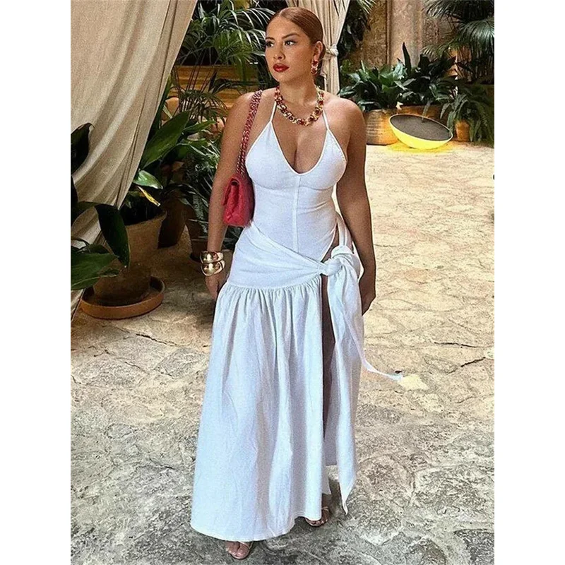 JINIA 2 Piece-Set Female V-Neck Jumpsuit Outfits Sexy Lace-Up Pleated High Waist Skirt Sets For Women White Bandage Outfits 2025
JINIA 2 Piece-Set Female V-Neck Jumpsuit Outfits Sexy Lace-Up Pleated High Waist Skirt Sets For Women White Bandage Outfits 2025