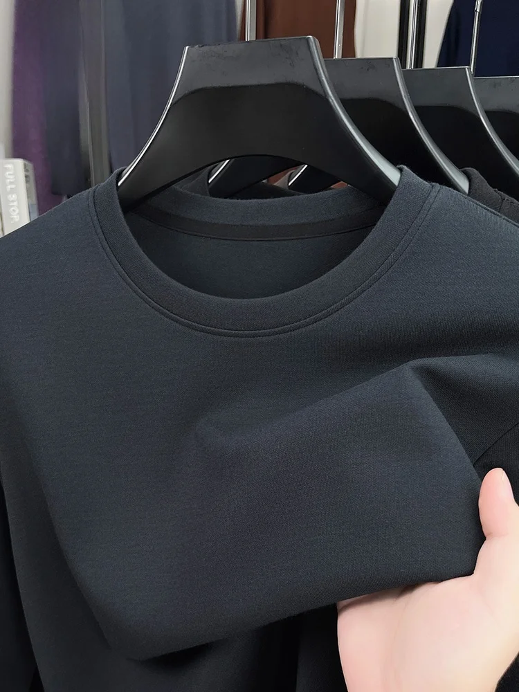 Rn Men's Long Sve round Ne T-irt Pure Color Wool Casual Versatile Base Layer irt for Middle-aged And Young Men
Rn Men's Long Sve round Ne T-irt Pure Color Wool Casual Versatile Base Layer irt for Middle-aged And Young Men