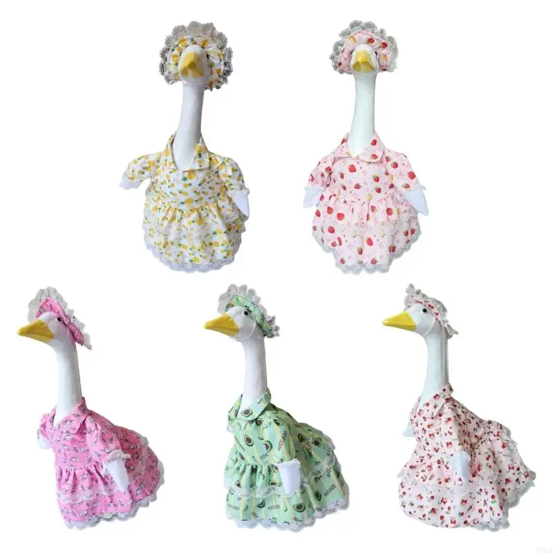 Spring Lovely Flower Dress Soft Porches Geese Costume Comfortable Garden Geese Decoration for Yard Garden Lawn 87HA
Spring Lovely Flower Dress Soft Porches Geese Costume Comfortable Garden Geese Decoration for Yard Garden Lawn 87HA