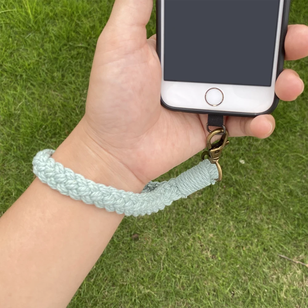 Phone Lanyard Wrist Strap Anti-lost Phone Lanyard Women Fashions Woven Keychain Hanging Portable Wristband Universal Short Rope
Phone Lanyard Wrist Strap Anti-lost Phone Lanyard Women Fashions Woven Keychain Hanging Portable Wristband Universal Short Rope