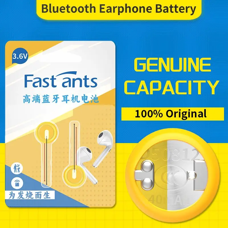 LIR1045 40mAh 10×4.5mm 3.7V Li-ion Lithium Rechargeable Coin Battery for Mini Electronics TWS Earbuds Bluetooth Headset
LIR1045 40mAh 10×4.5mm 3.7V Li-ion Lithium Rechargeable Coin Battery for Mini Electronics TWS Earbuds Bluetooth Headset