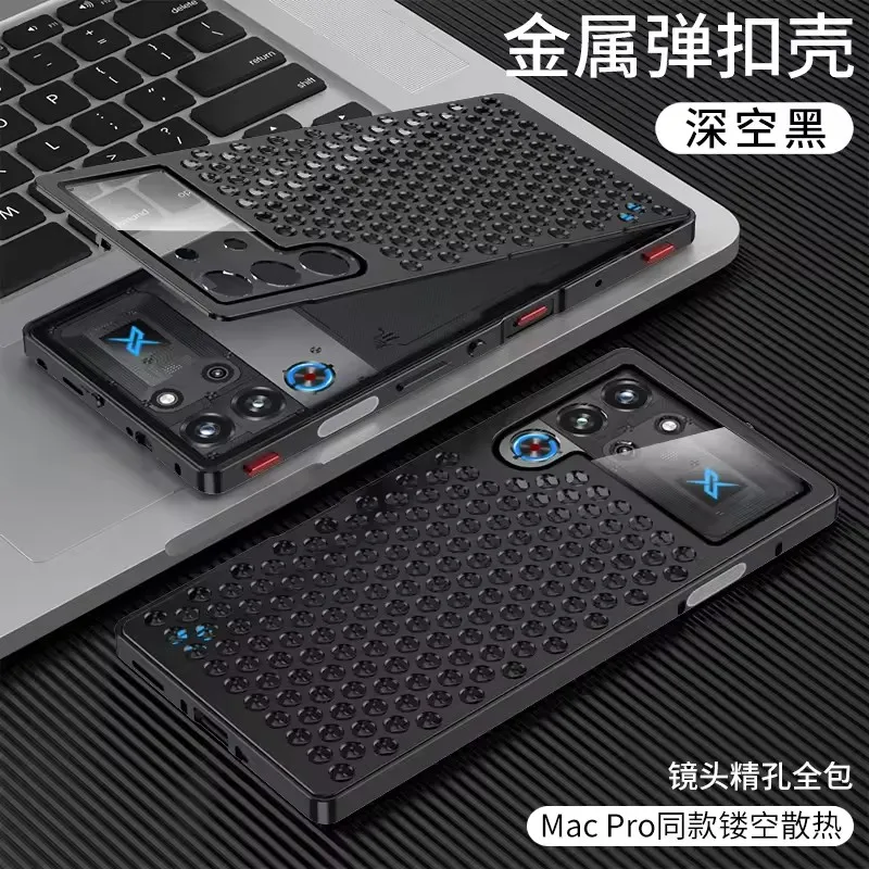 Metal Hollow Heat Dissipation Holes Back Cover For ZTE Nubia RedMagic 9 10 Pro + Plus RedMagic 10 10S 11 Pro Case Aluminum Coque
Metal Hollow Heat Dissipation Holes Back Cover For ZTE Nubia RedMagic 9 10 Pro + Plus RedMagic 10 10S 11 Pro Case Aluminum Coque