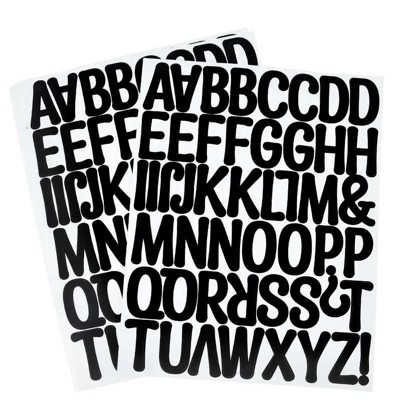 Black English Letters Alphabet Number Scrapbooking Stickers DIY Diary Journal Planner Photo Album Stationery Gift Decoration
Black English Letters Alphabet Number Scrapbooking Stickers DIY Diary Journal Planner Photo Album Stationery Gift Decoration