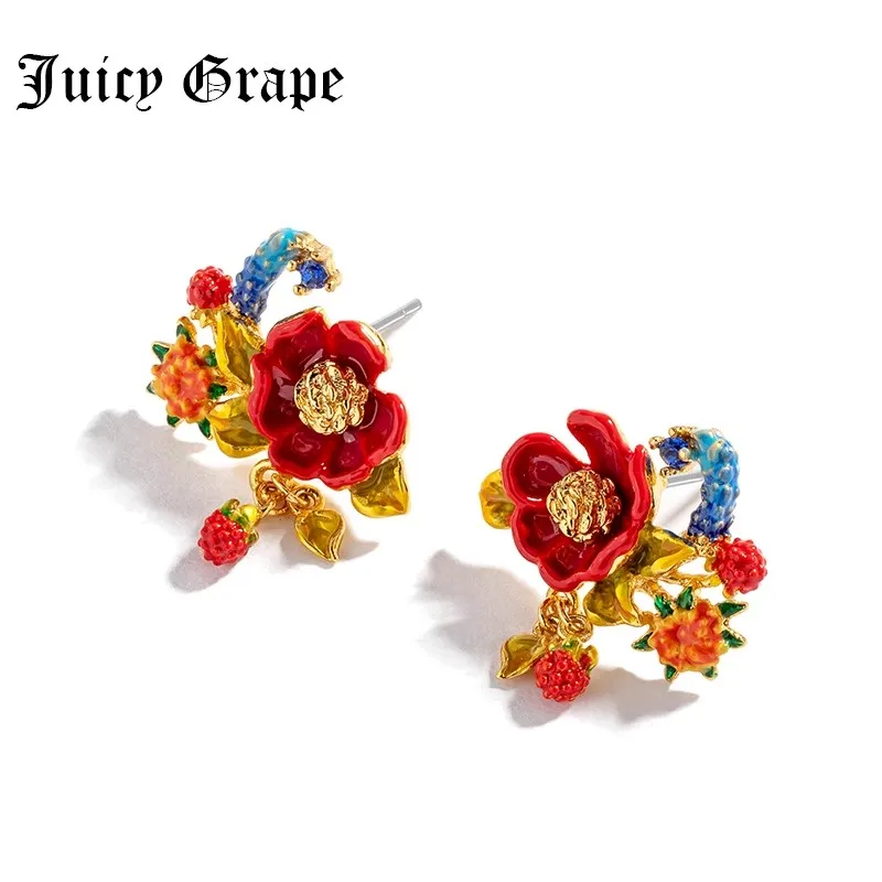 Red Flower Raspberry Enamel Stud Earrings for Women Hand Painted Floral Berry Earrings Ear Clips Vintage Jewelry 2026 New
Red Flower Raspberry Enamel Stud Earrings for Women Hand Painted Floral Berry Earrings Ear Clips Vintage Jewelry 2026 New