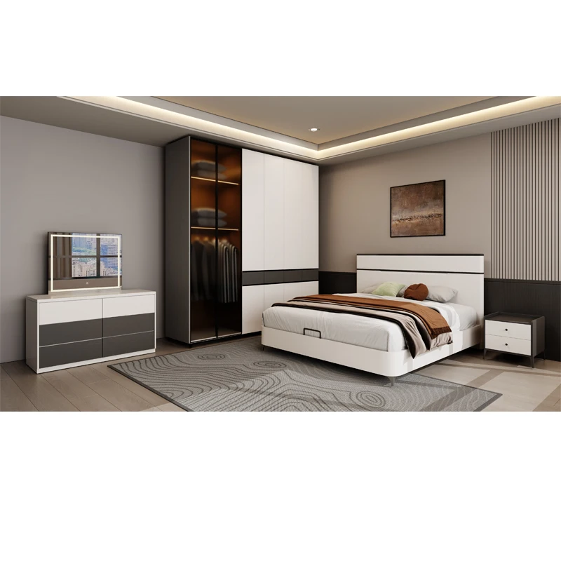 &Modern Luxury Bedroom Furniture Set Classic Wooden King Size with Ample Storage Cozy Minimalist Complete Master Suite
&Modern Luxury Bedroom Furniture Set Classic Wooden King Size with Ample Storage Cozy Minimalist Complete Master Suite