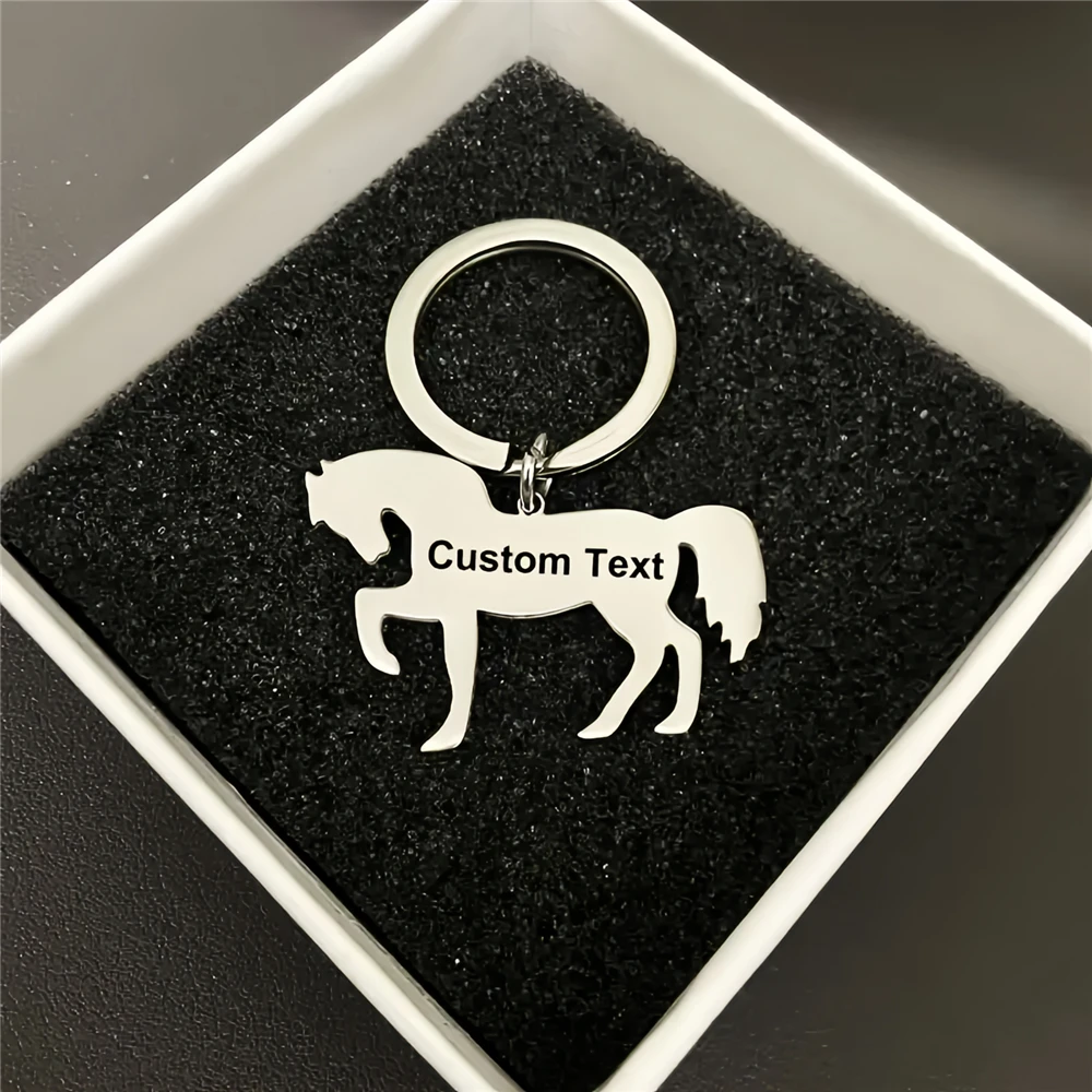 Personalized custom stainless steel pet horse name keychain, birthday gift for horse lovers, souvenir gift, horse keychain
Personalized custom stainless steel pet horse name keychain, birthday gift for horse lovers, souvenir gift, horse keychain