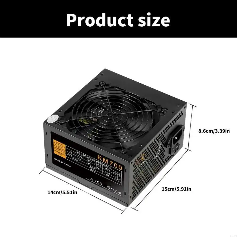 K3NB RM700 700W Металлический настольный компьютер питание с расширенной фильтрацией и тихим охлаждением вентилятором
K3NB RM700 700W Металлический настольный компьютер питание с расширенной фильтрацией и тихим охлаждением вентилятором