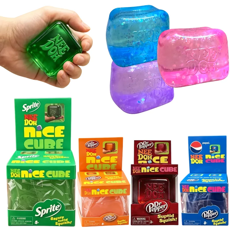 Nee Doh Nice Cube & Glitter Cube Sensory Fidget Toy Stress Relief Anti Anxiety Squeeze Toy Focus Support for ADHD
Nee Doh Nice Cube & Glitter Cube Sensory Fidget Toy Stress Relief Anti Anxiety Squeeze Toy Focus Support for ADHD